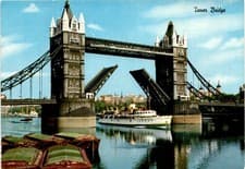 Tower Bridge, London, Royal Sovereign, Young's Photo Reproductions, Postcard