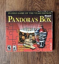 Microsoft Pandora's Box: Puzzle Game of the Year Edition Jewel Case (PC, 2000)