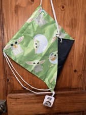Yoda Star Wars The Mandalorian Species Unknown Drawstring Bag NWT Disney
