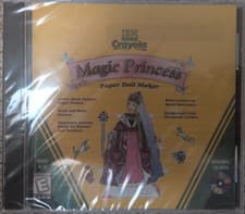 Crayola Magic Princess Paper Doll Maker CD-ROM 1997 IBM Factory Sealed RARE