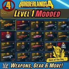 Borderlands 4 LEVEL 1 MODDED GEAR ⭐️ Weapons, Items, Shields (PS4/5 | XBOX | PC)