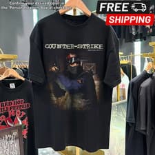 Counter-Strike 1.6 1999 Vintage PC Gaming Video Game Graphic T-Shirt