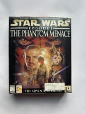 Star Wars Episode I The Phantom Menace 1999 PC Big Box New Sealed LucasArts
