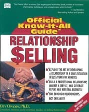 FELL'S RELATIONSHIP SELLING By Orv Owens **BRAND NEW**