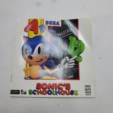 Sega Sonic's Schoolhouse PC Game Instruction Manual 1996 Replacement Booklet