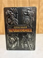 Total War: Warhammer (PC, 2016) CIB Complete Steelbook Metal Case