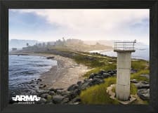 Arma Reforger Coastal Lookout Tower Framed Wall Art Poster Canvas Print Picture