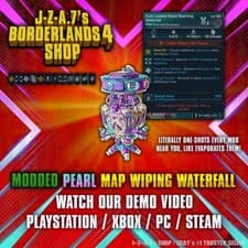 Borderlands 4✨ MODDED PEARL MAP WIPING WATERFALL GRENADE BL4 GEAR ✅PC-PS-XBOX✨