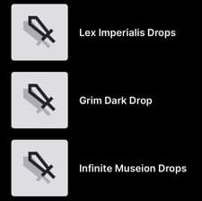 Warhammer 40,000: Rogue Trader Drops Lex Imperialis Grim Dark Infinite Museion.