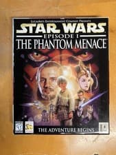 Star Wars Episode 1 The Phantom Menace PC Game Complete Big Box CIB 1999 Vintage
